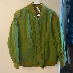 Lululemon green bomber jacket